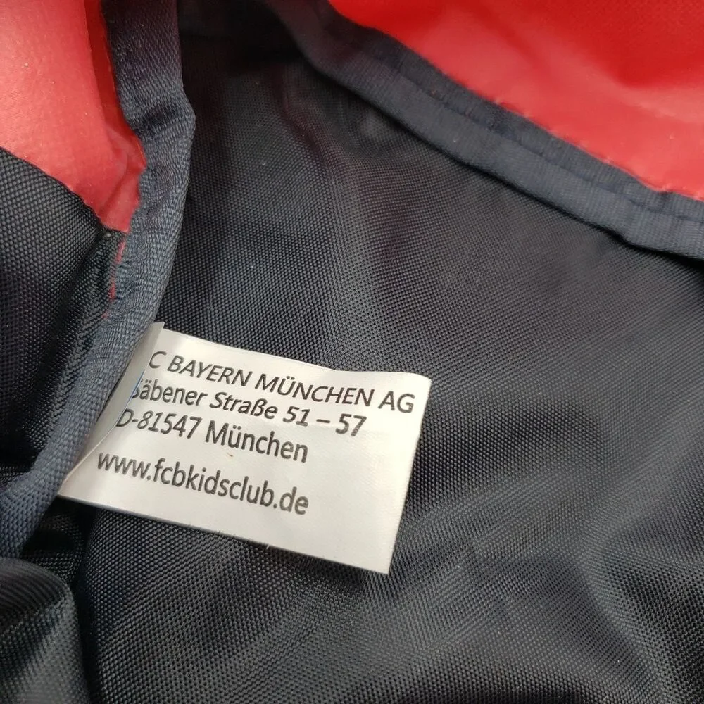 Bayern Munich Kids Club Training Gym Duffle Bag Red Soccer FC Bayern Munchen Yth